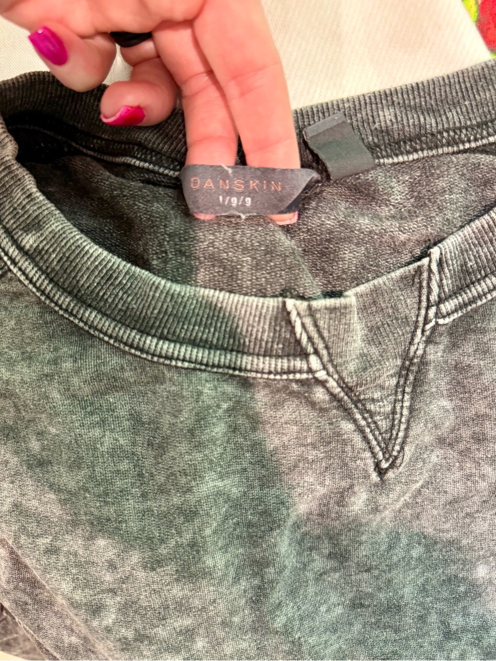 Danskin Faded Charcoal Crewneck Sweatshirt